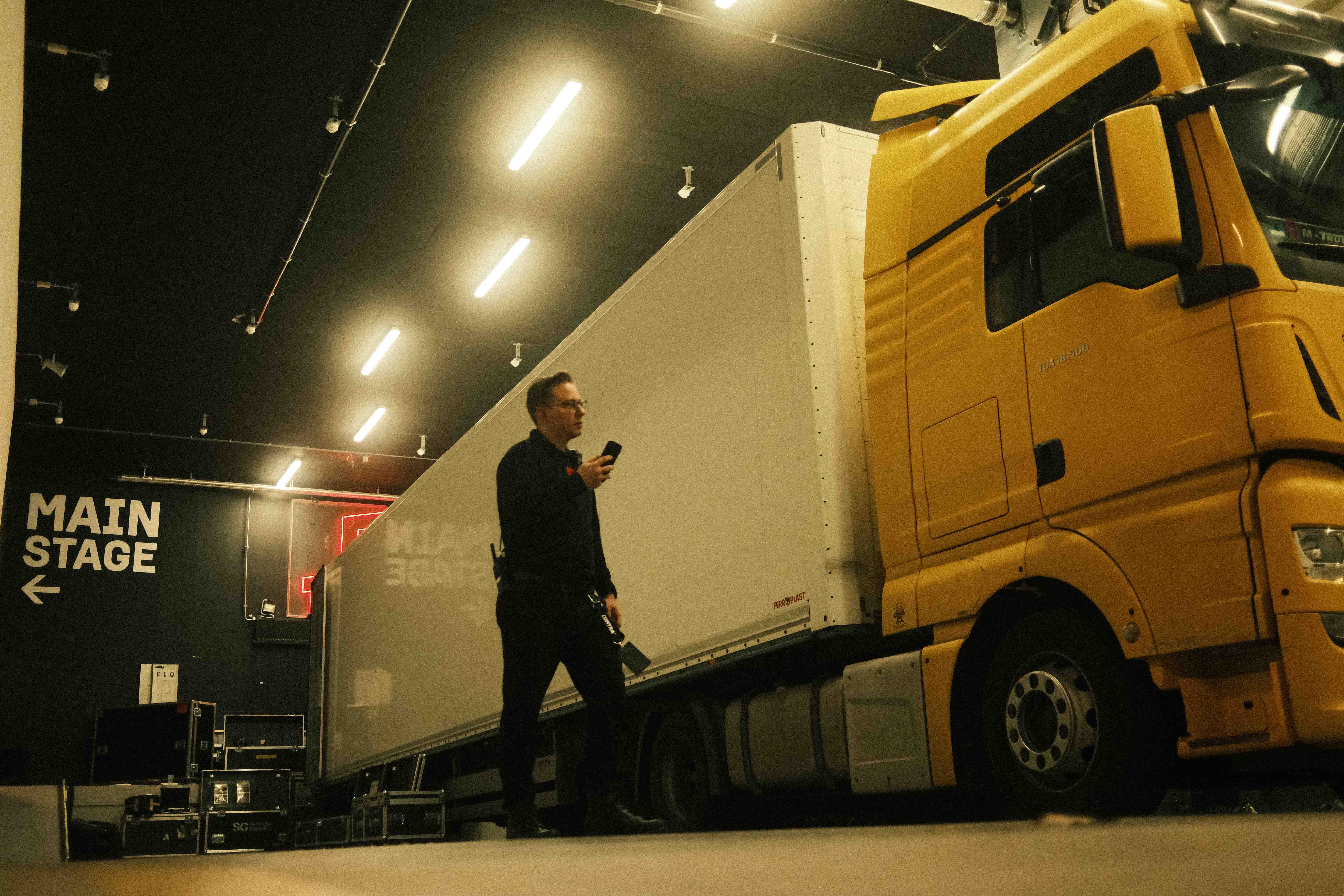 Maximilian Bögelein backstage at Main Stage